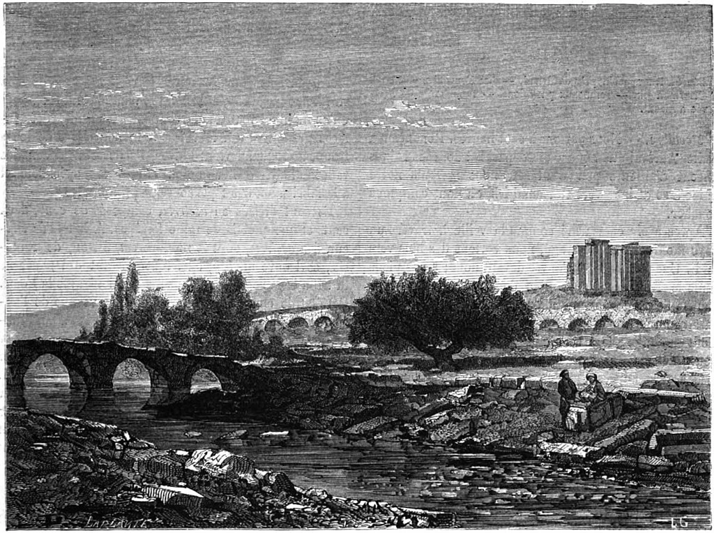 Le Tour du monde - Aizanoi (Chavdir, Hissar), ponte e molo Rhyndacus